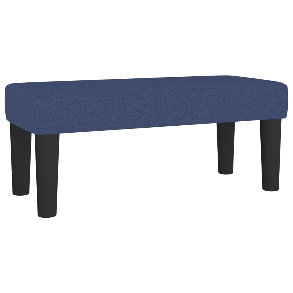 Box Spring Postel S Matrací Modrá 80X200 Cm Textil