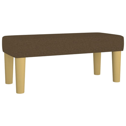 Box Spring Postel S Matrací Textil Tmavě Hnědá