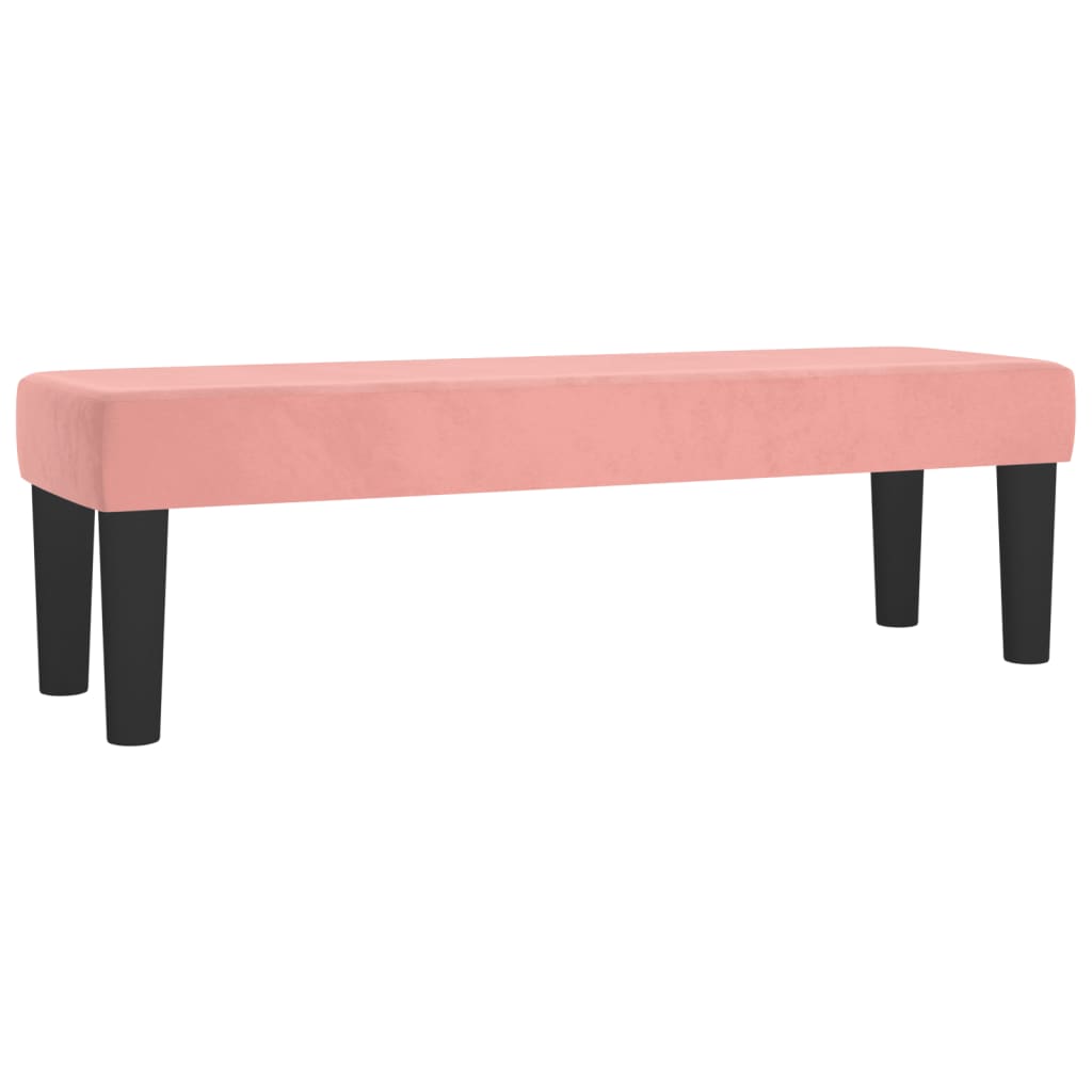 Box Spring Postel S Matrací Růžová 160X200 Cm Samet