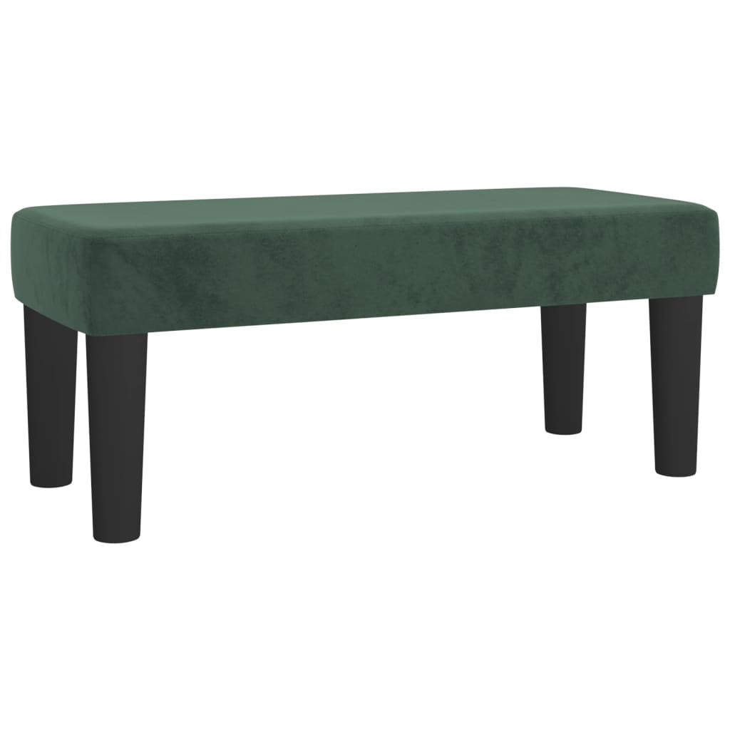 Box Spring Postel S Matrací Samet Tmavě Zelená