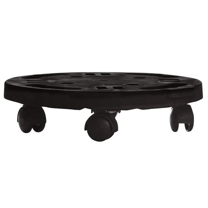 Vozíky Na Rostliny Na Kolečkách 2 Ks Průměr 30 Cm Černé 170 Kg