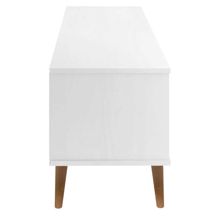 Tv Stolek Molde Bílý 158 X 40 X 49 Cm Masivní Borové Dřevo