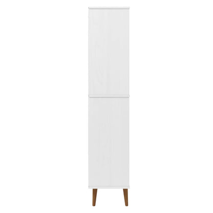 Knihovna Molde 85 X 35 X 170,5 Cm Masivní Borové Dřevo