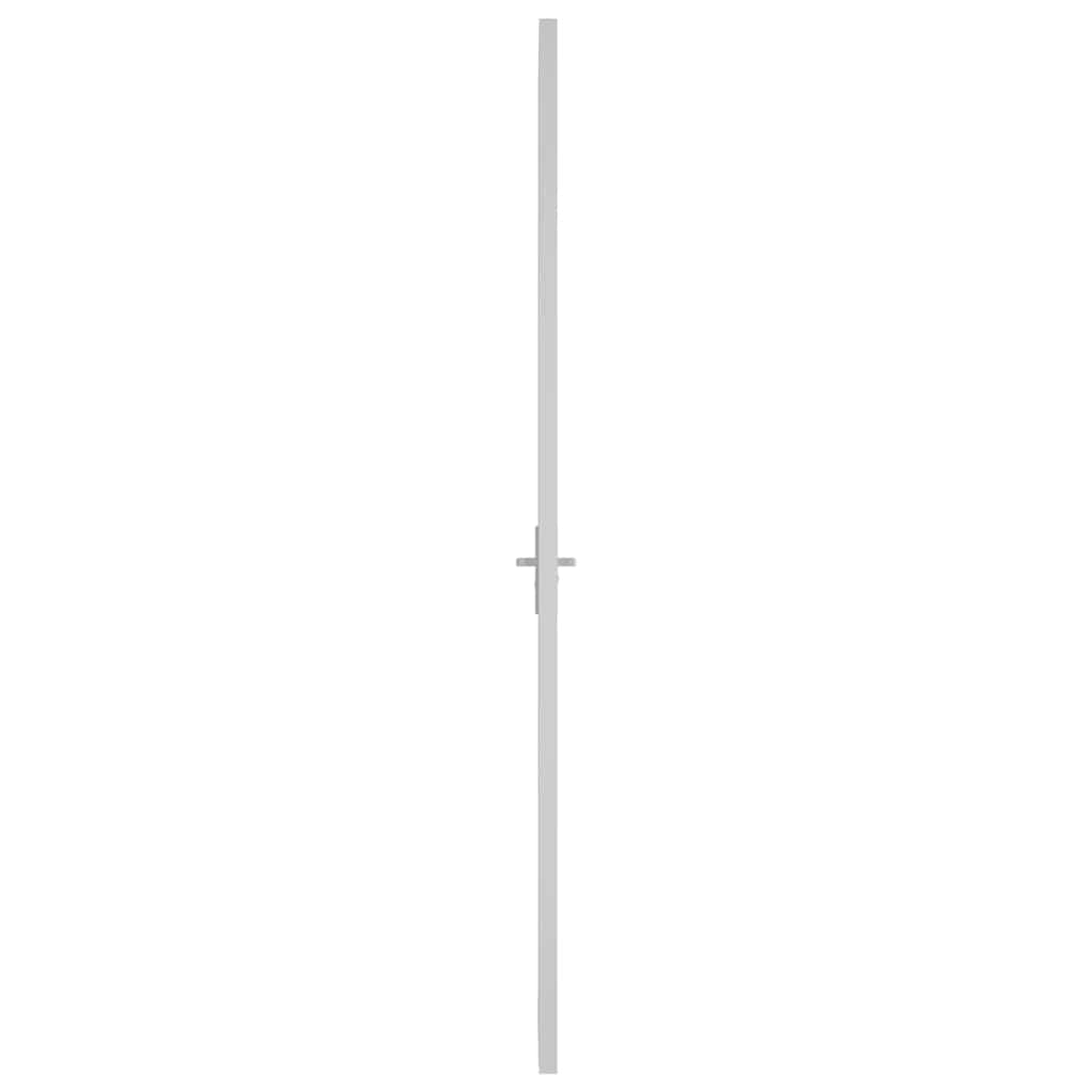 Interiérové Dveře 76 X 201,5 Cm Bílé Esg Sklo A Hliník Bílá A Průhledná