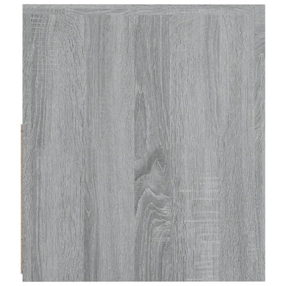 Noční Stolky 2 Ks S Led Osvětlením Šedé Sonoma 60 X 35 X 40 Cm