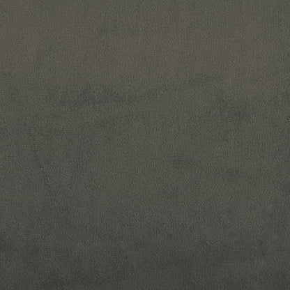 Box Spring Postel S Matrací Tmavě Šedá 180X200 Cm Samet