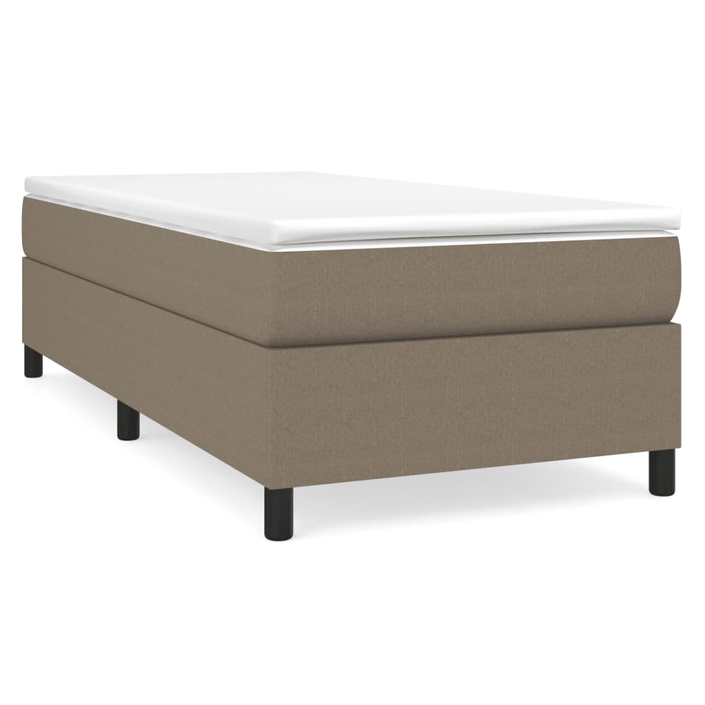 Box Spring Postel S Matrací Textil Taupe