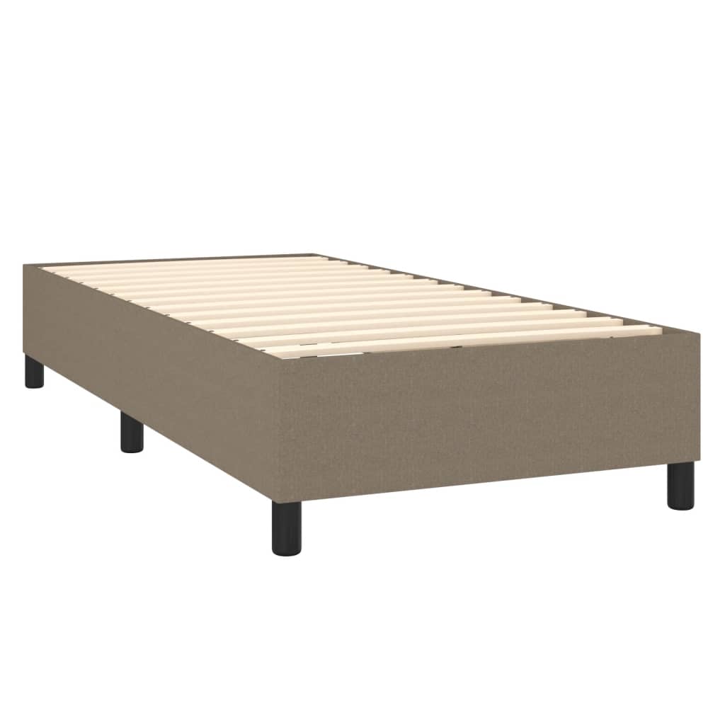 Box Spring Postel S Matrací Textil Taupe