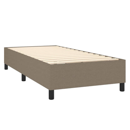 Box Spring Postel S Matrací Textil Taupe