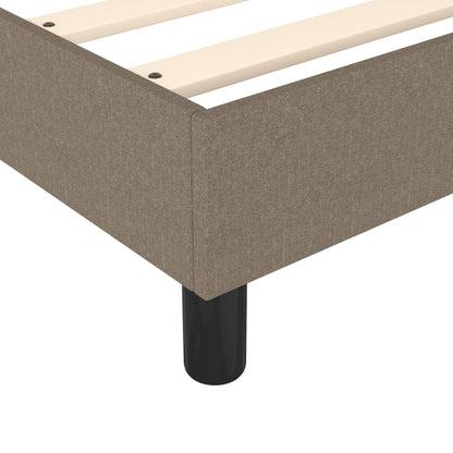 Box Spring Postel S Matrací Textil Taupe