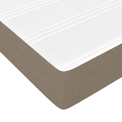 Box Spring Postel S Matrací Textil Taupe