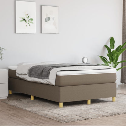 Box Spring Postel S Matrací Textil Taupe