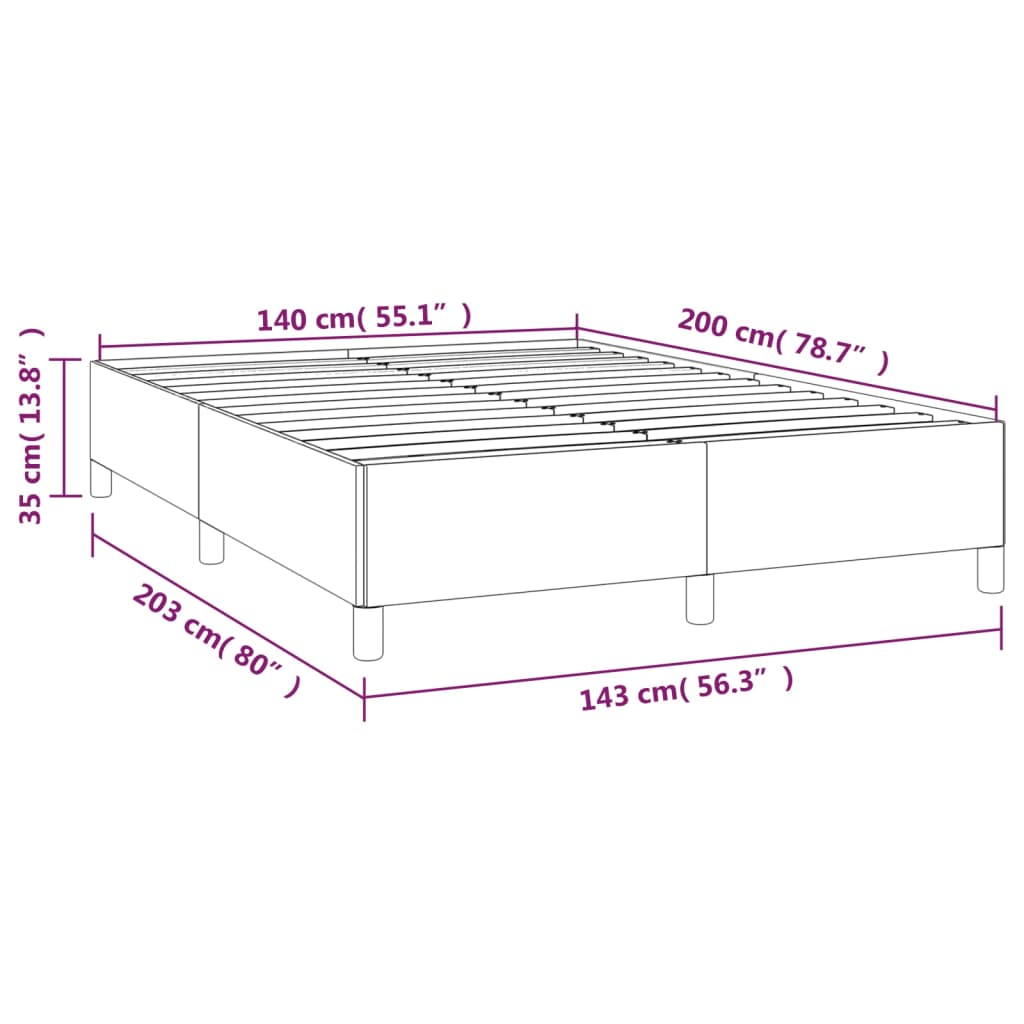 Box Spring Postel S Matrací Textil Tmavě Šedá