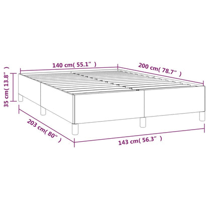 Box Spring Postel S Matrací Textil Tmavě Šedá