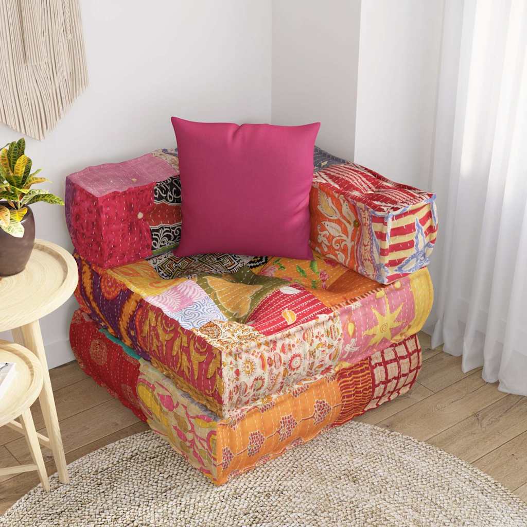 Modulární Pouf S Polštářem Textil