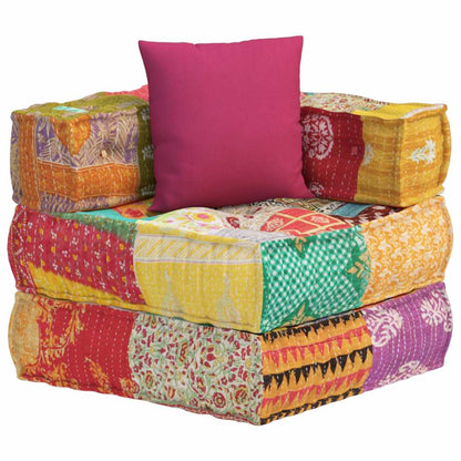 Modulární Pouf S Polštářem Textil