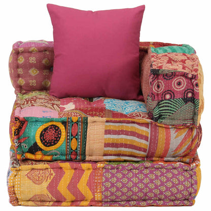 Modulární Pouf S Polštářem Textil