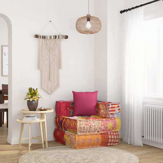 Modulární Pouf S Polštářem Textil