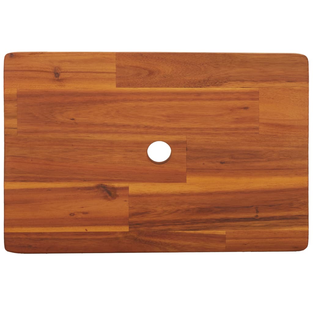 Stolička 38 X 26 X 22 Cm Masivní Akáciové Dřevo