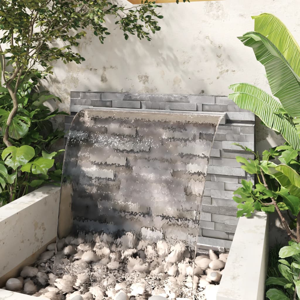 Obdélníková Bazénová Fontána Nerezová Ocel