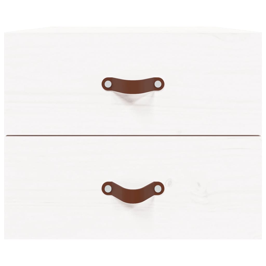 Nástěnný Noční Stolek Bílý 50X36X40 Cm