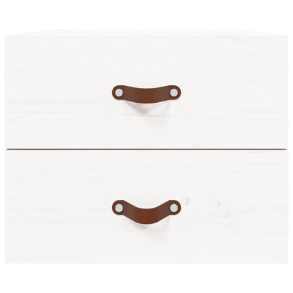 Nástěnný Noční Stolek Bílý 50X36X40 Cm