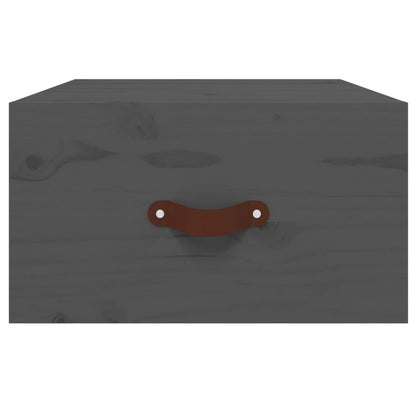 Nástěnný Noční Stolek Šedý 40X29,5X22 Cm