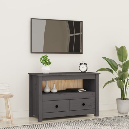 Tv Skříňka Medově Hnědá 79 X 35 X 52 Cm Masivní Borové Dřevo