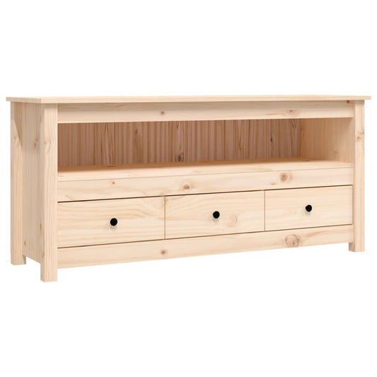 Tv Skříňka 114X35X52 Cm Masivní Borové Dřevo