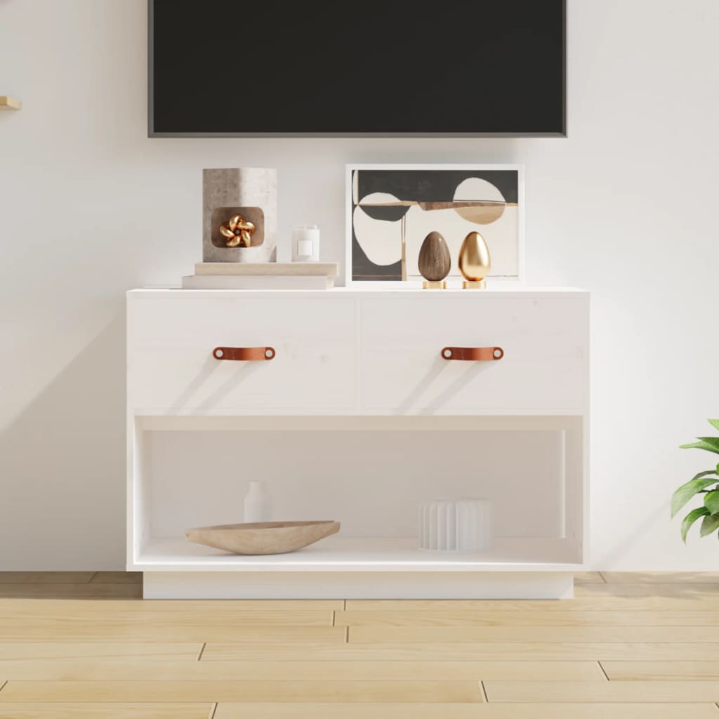 Tv Skříňka 90X40X60 Cm Masivní Borové Dřevo