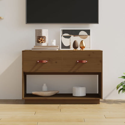 Tv Skříňka 90X40X60 Cm Masivní Borové Dřevo
