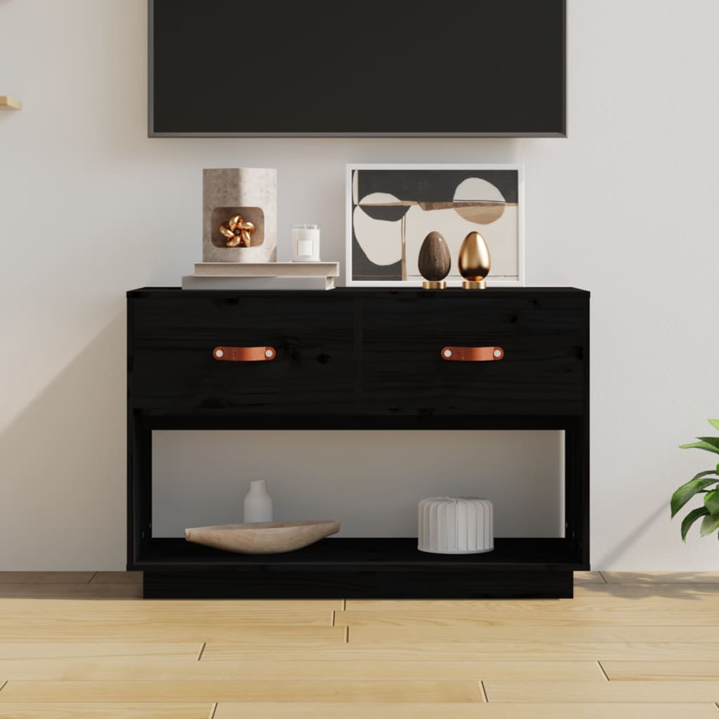 Tv Skříňka 90X40X60 Cm Masivní Borové Dřevo