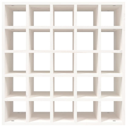 Vinotéka Bílá 56 X 25 X 56 Cm Masivní Borovice