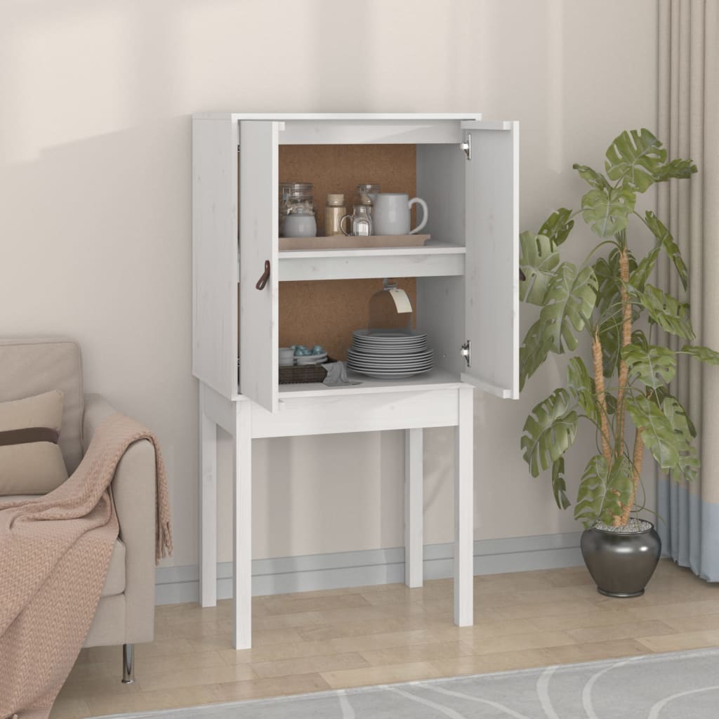 Skříň Highboard Medově Hnědá 60X40X120 Cm Masivní Borovice