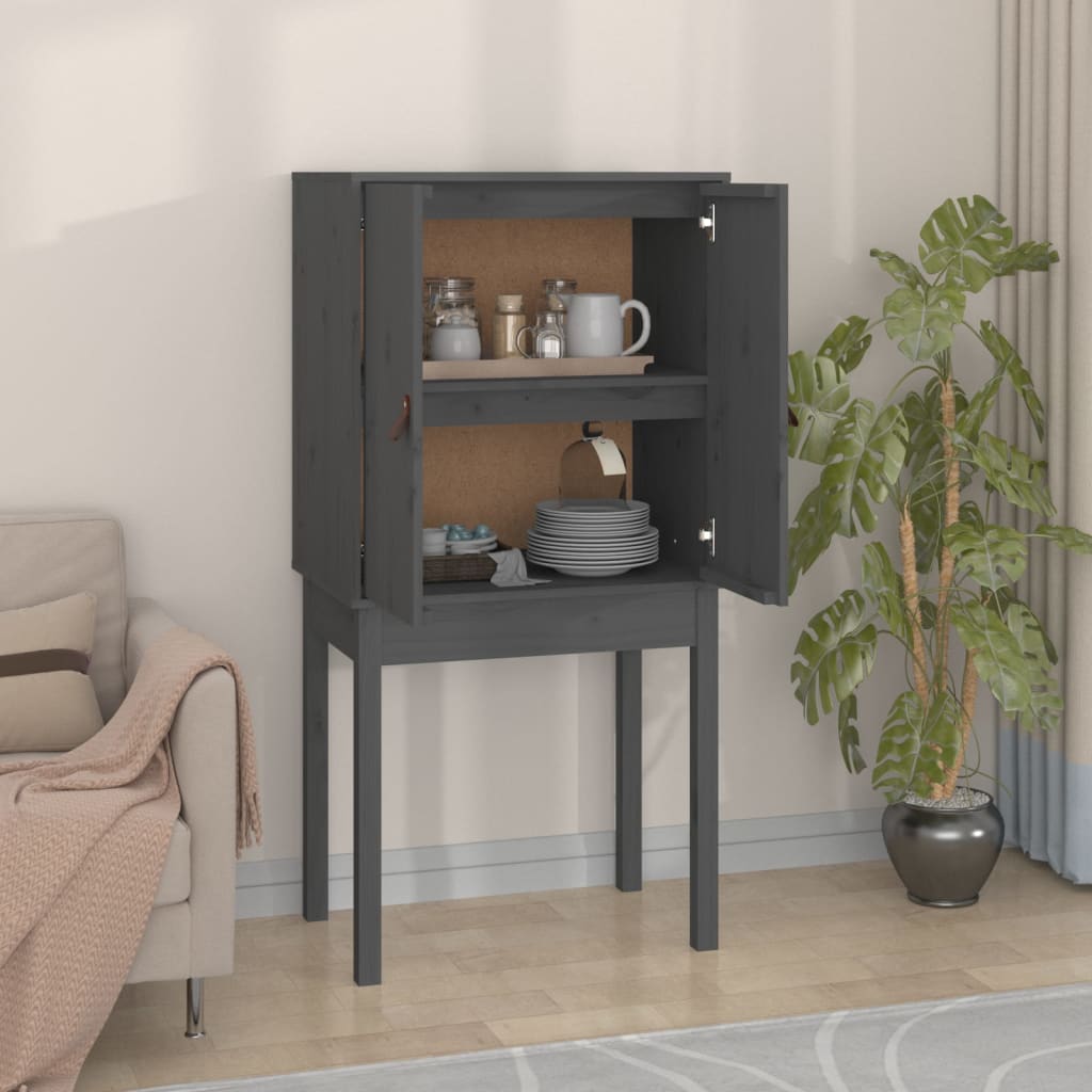 Skříň Highboard Medově Hnědá 60X40X120 Cm Masivní Borovice