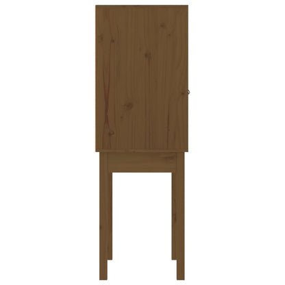 Skříň Highboard Medově Hnědá 60X40X120 Cm Masivní Borovice