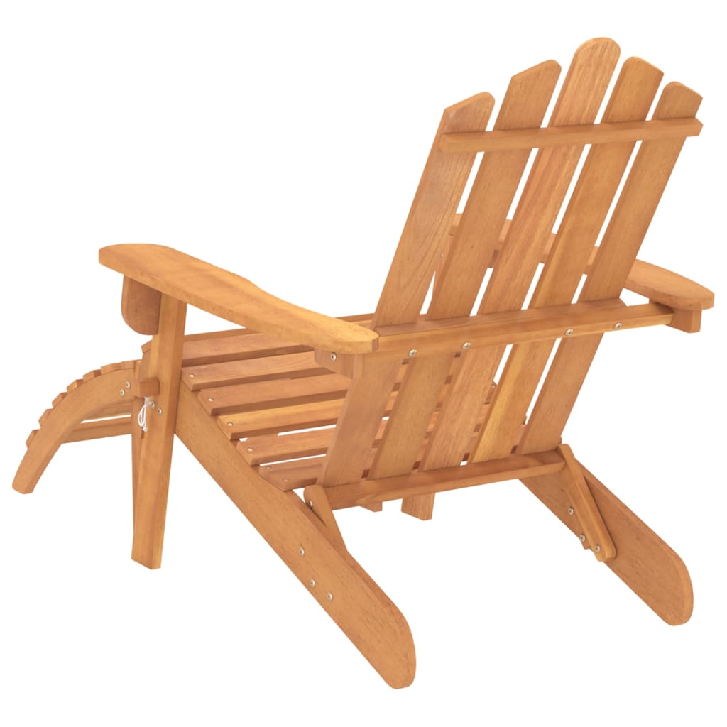 Zahradní Židle Adirondack S Podnožkami 2 Ks Masivní Akácie