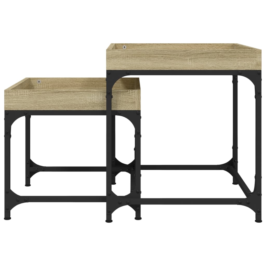 Odkládací Stolky 2 Ks Kompozitní Dřevo