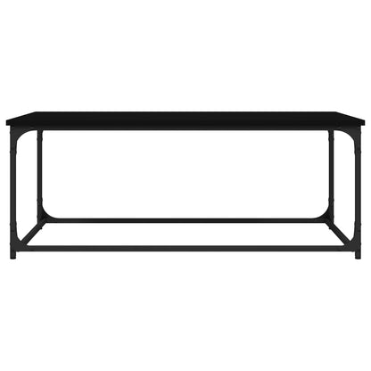 Konferenční Stolek Černý 102X50X40 Cm Kompozitní Dřevo A Železo
