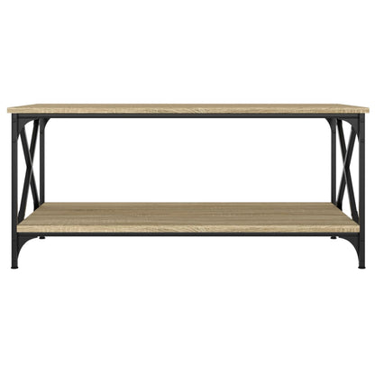 Konferenční Stolek 100X50X45 Cm Kompozit A Železo Dub Sonoma