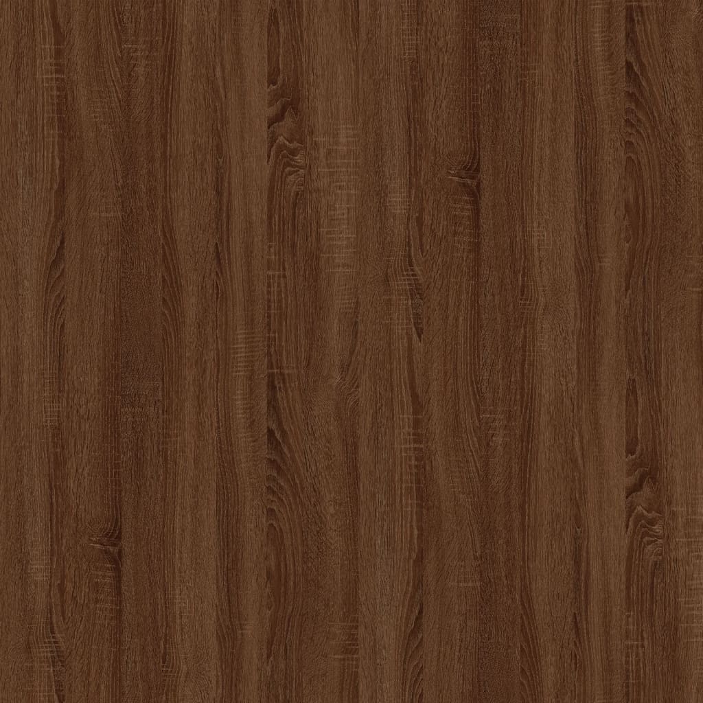 Konferenční Stolek Hnědý Dub 100 X 50 X 45 Cm Kompozit A Železo