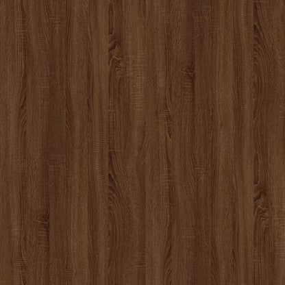 Konferenční Stolek Hnědý Dub 100 X 50 X 45 Cm Kompozit A Železo