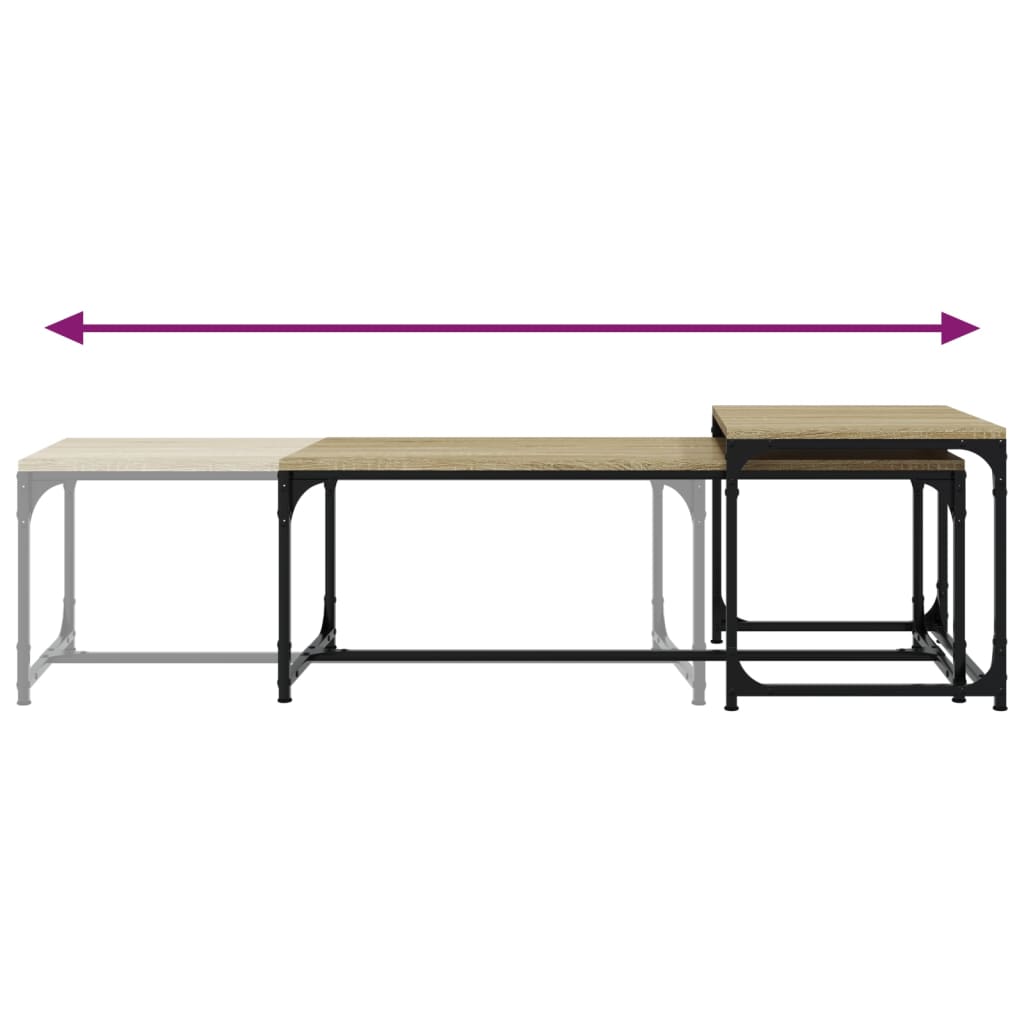 Konferenční Stolky 2 Ks Kompozitní Dřevo