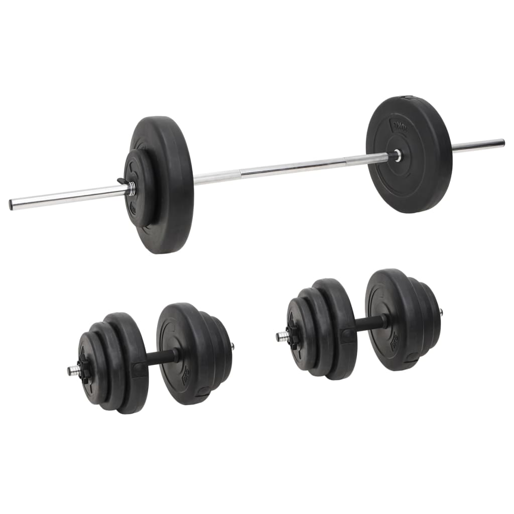 Obouruční Činka Se Závažím 30 Kg