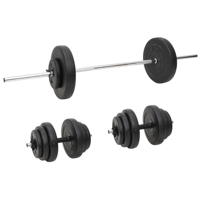 Obouruční Činka Se Závažím 30 Kg