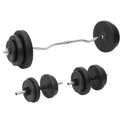 Set 2 Činek + Vzpěračská Činka 30,5 Kg