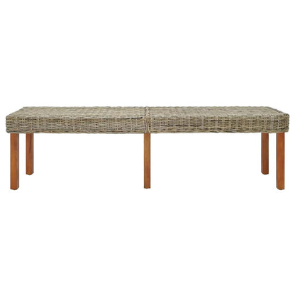 Lavice Přírodní 160 X 35 X 45 Cm Masivní Mangové Dřevo