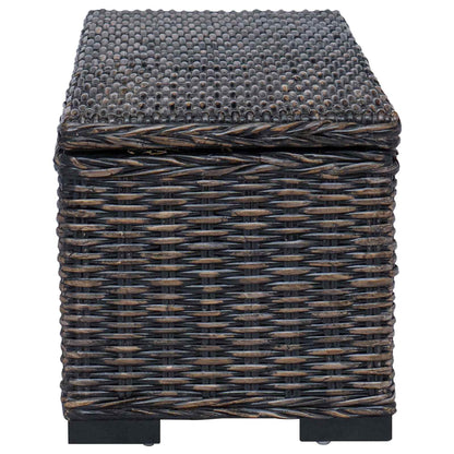 Úložná Krabice S Úložištěm Černá 110 X 35 X 45 Cm