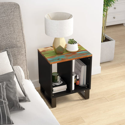 Odkládací Stolek 40 X 31 X 46 Cm Recyklované Dřevo A Kompozit