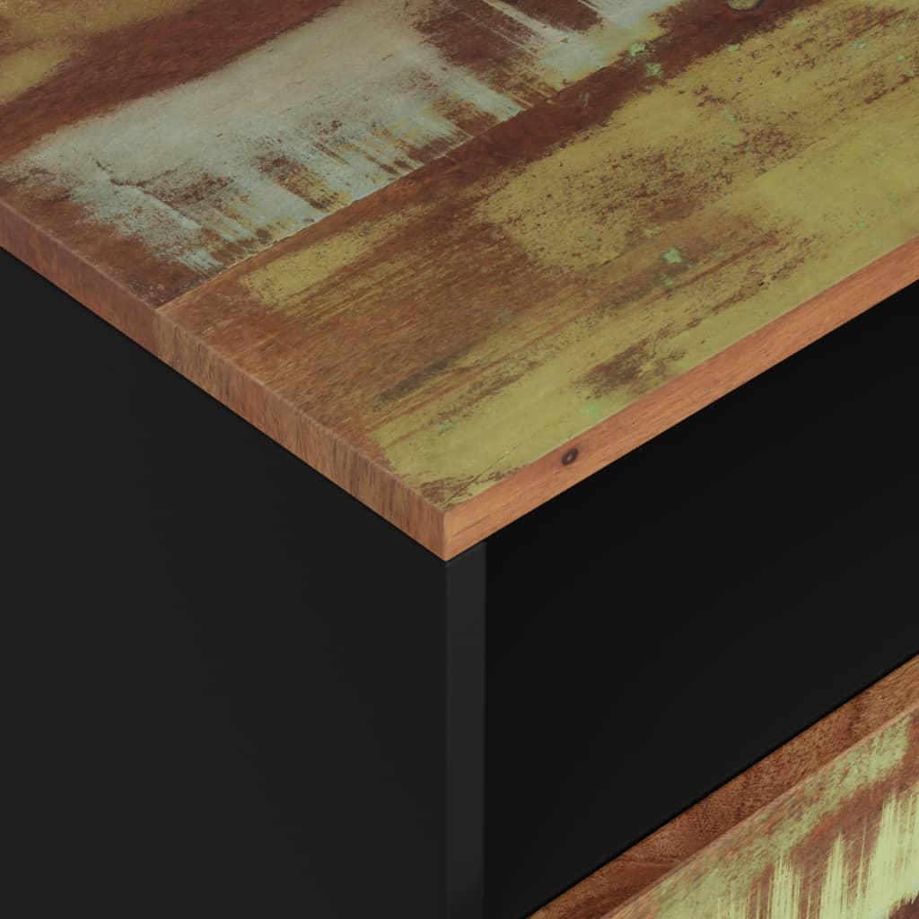 Noční Stolek 50X33X62 Cm Masivní Recyklované A Kompozitní Dřevo